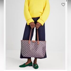 Kate Spade Black and Tan Tote Bag